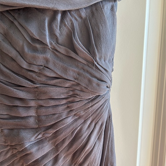 Alberta Ferretti full length grey dress - Picture 3 of 9